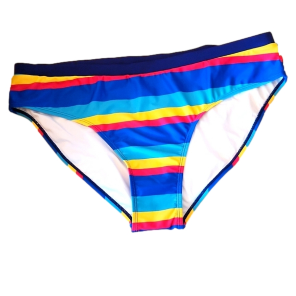 Striped bikini bottom Nwot